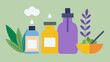 © Justlight - A close up of a selection of essential oils including lavender tea tree and bergamot known for their various health benefits.