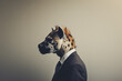 © redgun - Businessman with the head of a hyena wearing a suit