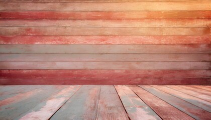 Wall Mural - shabby red wood background