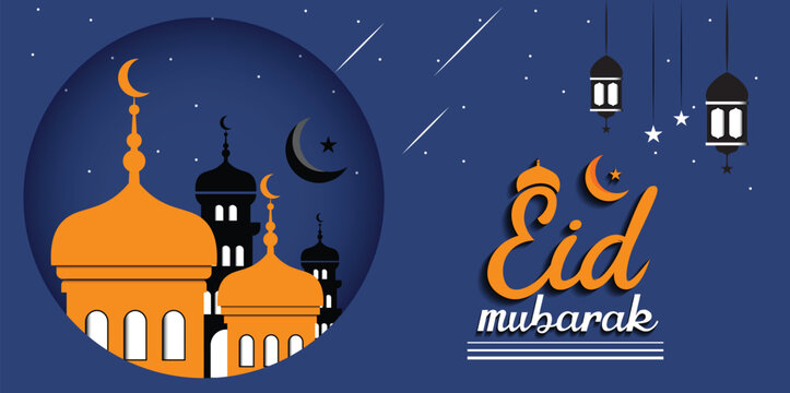 Eid mubarak wishes semilore social media poster