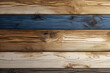 Brown and white and blue old dirty wood wall wooden plank board texture background with grains and structures and scratched