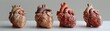 Realistic and anatomically accurate human heart model produced by a 3D printer