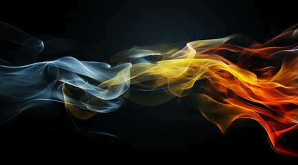 Leinwandbilder - Abstract illustration of a multicolored gradient for design,Generated; AI
