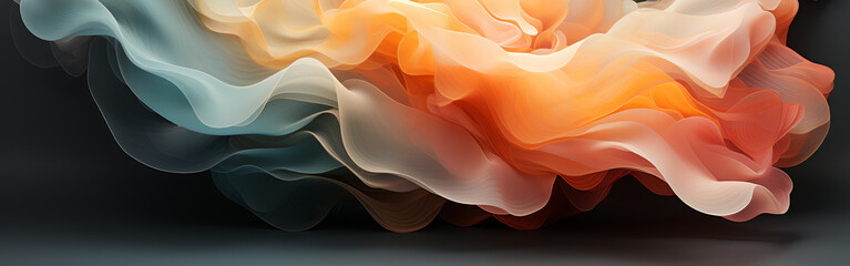 Leinwandbilder - Abstract illustration of a multicolored gradient for design,Generated; AI