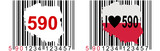 Fototapeta Tulipany - Love for Polish products by buying those with the first 590 numbers in the bar code label.