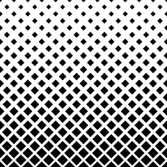 Poster - Repeating black and white square pattern background - abstract vector design with squares