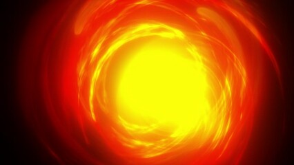 Poster - Bright spiral fire. Computer generated 3d render