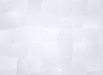 Poster - Light gray polygon vector pattern background with color gradient. Abstract full frame 3D triangular low poly style background in black and white. Copy space.