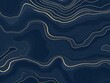 Navy topographic line contour map seamless pattern background with copy space