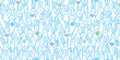 Happy Easter seamless pattern with cute bunnies