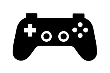 Sticker - joystick icon silhouette vector illustration