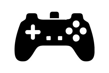 Sticker - joystick icon silhouette vector illustration