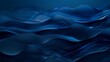 Abstract deep blue waves simulate ocean fluidity and depth. Artistic interpretation of a tranquil sea in motion. Waves of deep blue in a fluid and continuous flow.