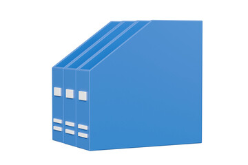 Poster - 3d Documents storing. document folder archive storage icon. 3d rendering illustration.