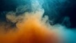 Atmospheric smoke, abstract color background, close-up