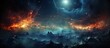Billions of galaxies in the universe Cosmic art background