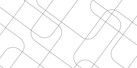 Poster - Abstract seamless random geometric black square lines pattern on a transparent background design. abstract background with luxury colorful geometric random chaotic lines. squares and triangle line.