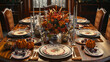 Elegant Thanksgiving Tablescapes Without People