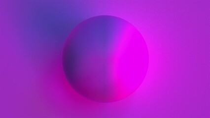 Poster - Sphere with multicolored light. Computer generated 3d render