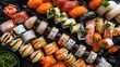Sushi service excellence where the art of hospitality enhances the popularity of this healthy