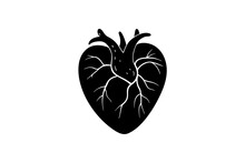Heart Silhouette Vector Illustration