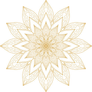 Luxury mandala background with golden arabesque pattern Arabic Islamic east style