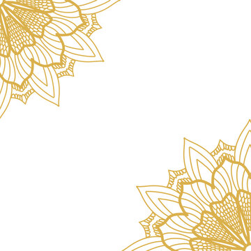 Luxury mandala background with golden arabesque pattern Arabic Islamic east style