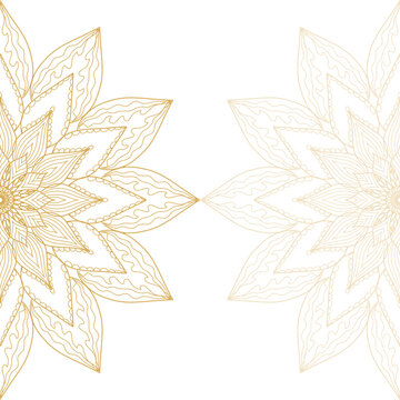 Luxury mandala background with golden arabesque pattern Arabic Islamic east style