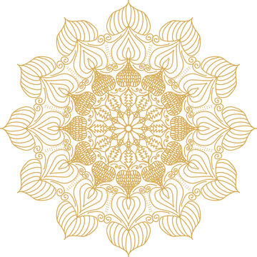Luxury mandala background with golden arabesque pattern Arabic Islamic east style