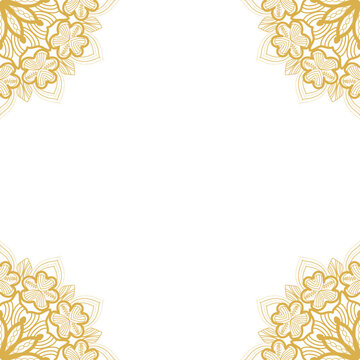 Luxury mandala background with golden arabesque pattern Arabic Islamic east style
