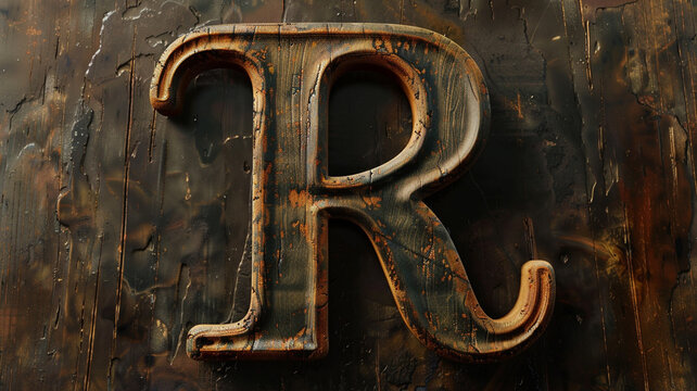 Front English letters A-Z