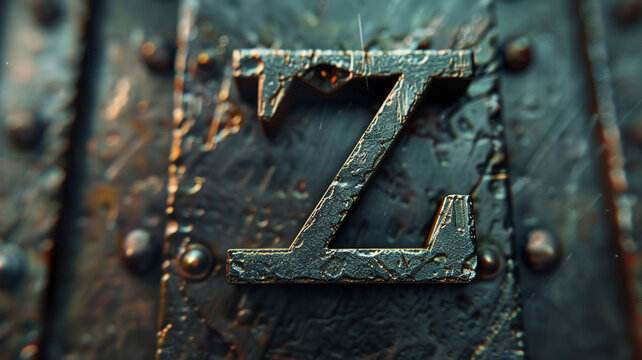 Front English letters A-Z