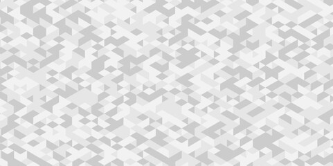 Vector geometric seamless technology gray and white transparent triangle background. Abstract digital grid light pattern white Polygon Mosaic triangle Background, business and corporate background.