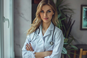 Realphoto of beauty doctor women confident.