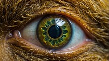 Macro Photo Of An Animal Eye