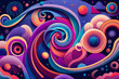 Purple Tones Background conceptual art