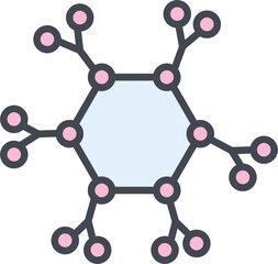 molecule vector icon