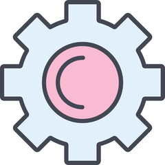 Poster - Cogwheel Vector Icon