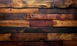 Wooden dark background from boards of the same width.