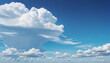 Blue clouds isolated on a transparent background colorful background