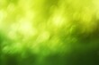 Green bokeh abstract light background, defocused nature background