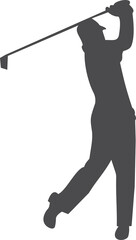 Wall Mural - The golf player  1