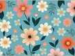 © Mayura - Abstract beautiful minimalistic background with spring flowers