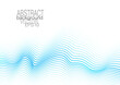 © Margarita Lyr - Light blue wavy lines. Abstract technology pattern. Squiggle thin curves, soft gradient. White background. Vector design for banner, landing page, flyer, poster, presentation. Ai format