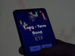 © maurice norbert - An investor analyzing the long - term bond etf fund on a screen. A phone shows the prices of Long - Term Bond