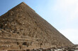 The Great Pyramids in Giza pyramid complex, Egypt.