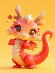 Wall Mural - chinese dragon statue