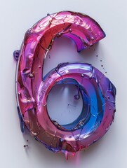 Poster - 3d rendered illustration of a number