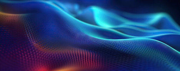Poster - digital background for tech, ai, data, audio, graphics, and more