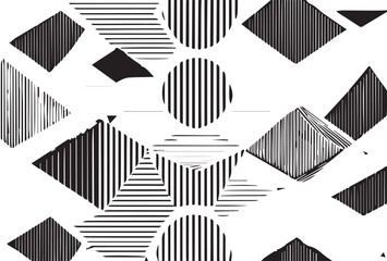 Sticker - background with geometric patterns and textures